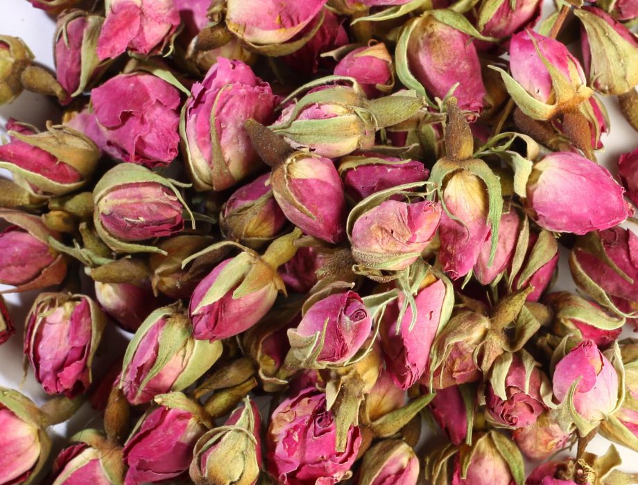Dried Rose buds and petals